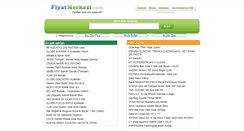 Desktop Screenshot of fiyatmerkezi.com